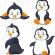 45622143-vector-illustration-of-collection-of-cartoon-penguin-isolated-on-white-background